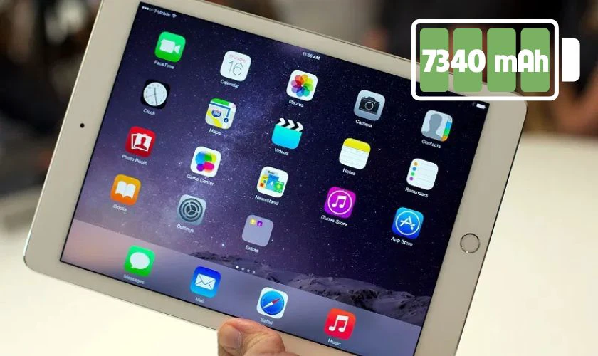 Dung lượng pin iPad Air 2 là bao nhiêu?