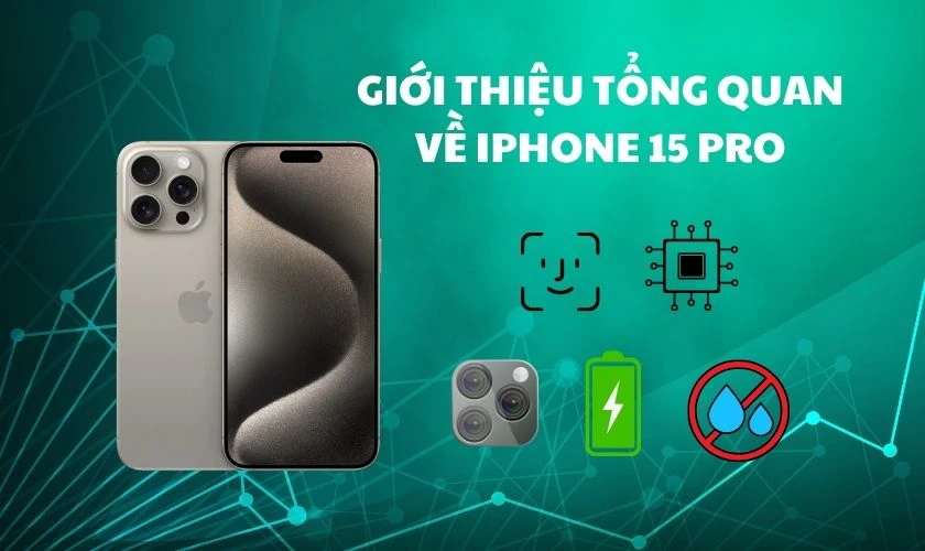 Giới thiệu tổng quan về iPhone 15 Pro và thông tin pin