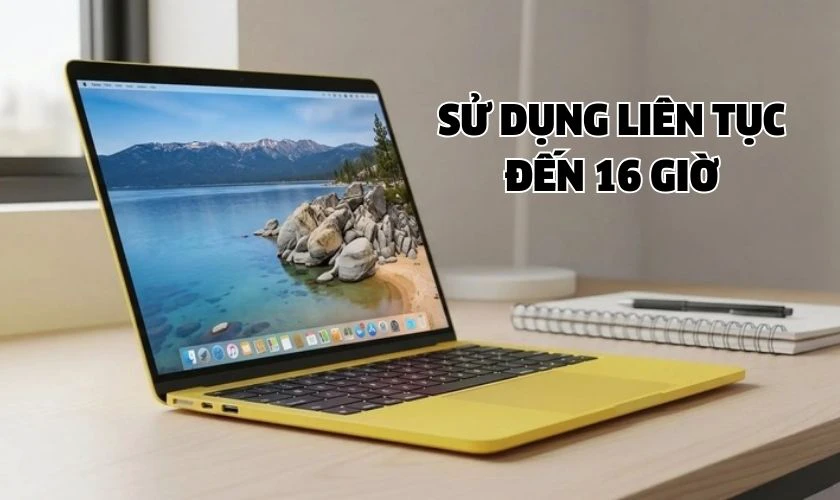 Dung lượng pin MacBook Neo dùng được trong bao lâu?