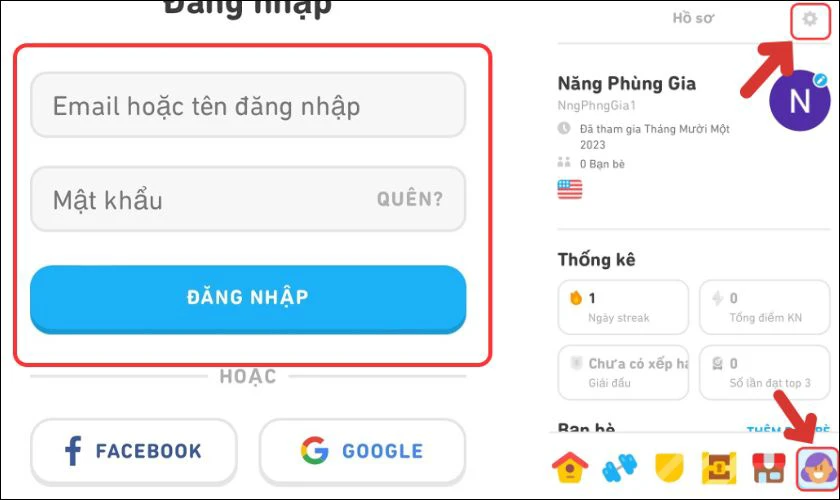 Cách tạo hồ sơ trên Duolingo trên máy tính