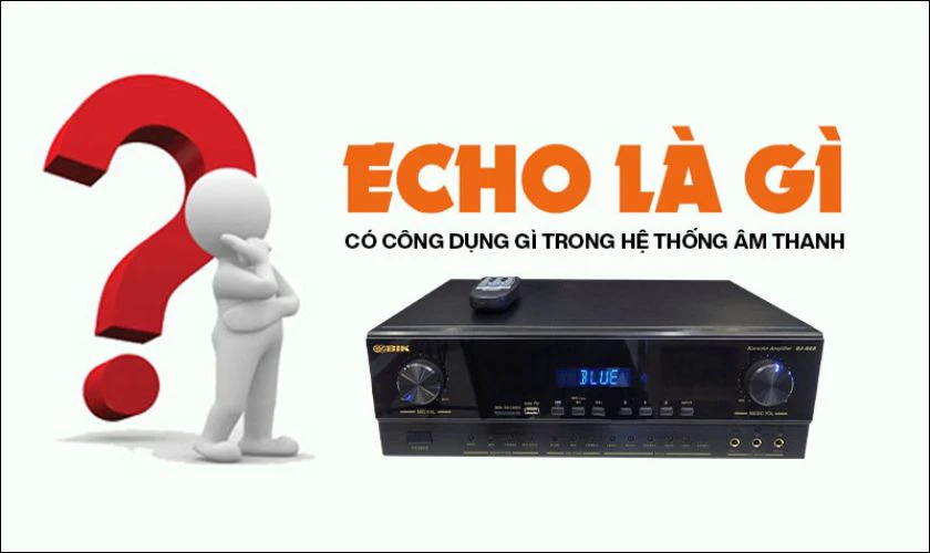 Echo là gì? Echo được ví như hiện tượng tiếng vọng trong loa