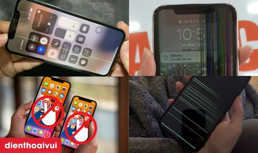 Màn hình hiển thị không tốt, sọc có thể là dấu hiệu nên thay cổ cáp