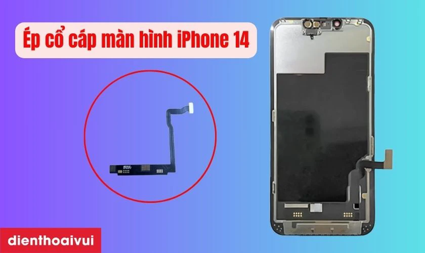 Ép cổ cáp màn hình iPhone 14 là gì?