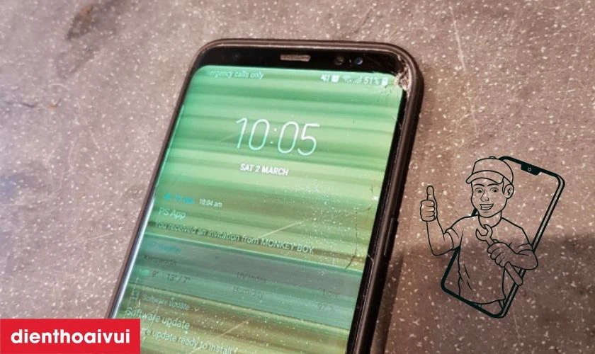 Giá ép cổ cáp màn hình Samsung Galaxy S8 bao nhiêu tiền
