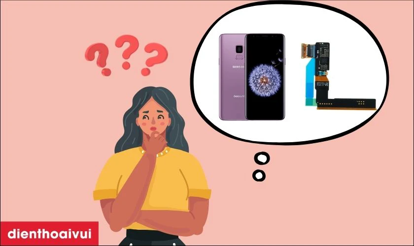 Có nên ép cổ cáp màn hình Samsung Galaxy S9 không?