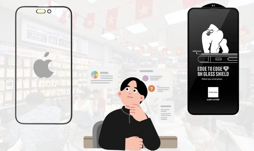 Yếu tố ảnh hưởng đến giá ép kính iPhone quận Hai Bà Trưng