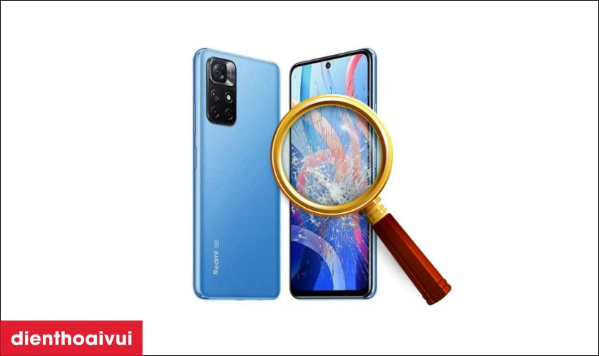 Kiểm tra tình trạng hư hỏng của màn hình điện thoại Xiaomi Redmi Note 11s