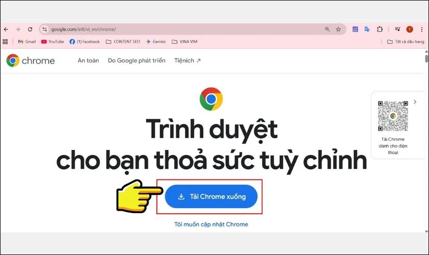 Cập nhật trình duyệt