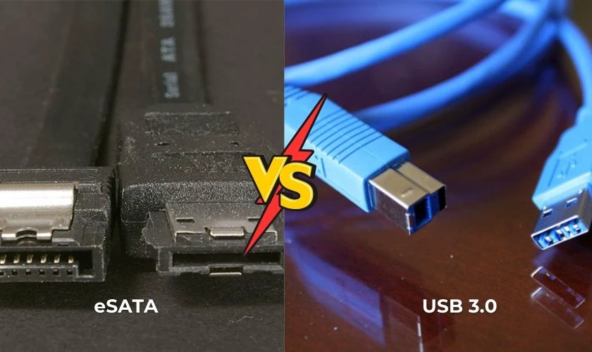 eSATA nhanh hơn USB 3.0 bao nhiêu?