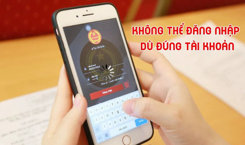 Dấu hiệu eTax Mobile bị lỗi