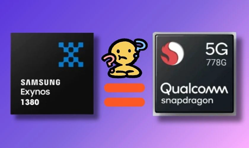 Exynos 1380 ngang với chip Snapdragon nào?