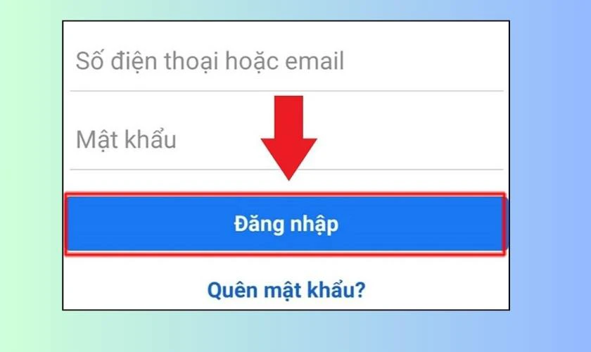 Facebook đăng nhập trên điện thoại mới nhất