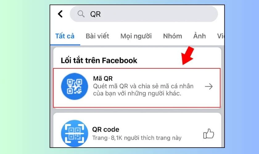 Đăng nhập Facebook trên máy tính bằng mã QR