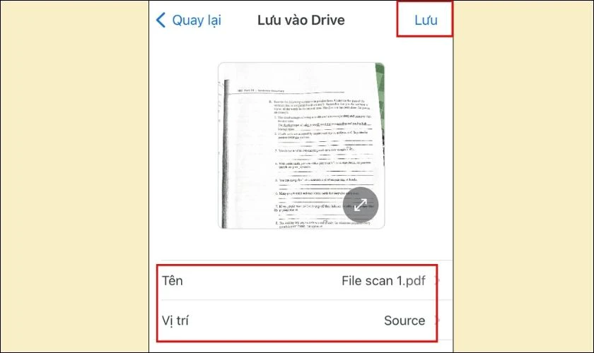 Cách Scan file bằng điện thoại đơn giản trên Google Drive