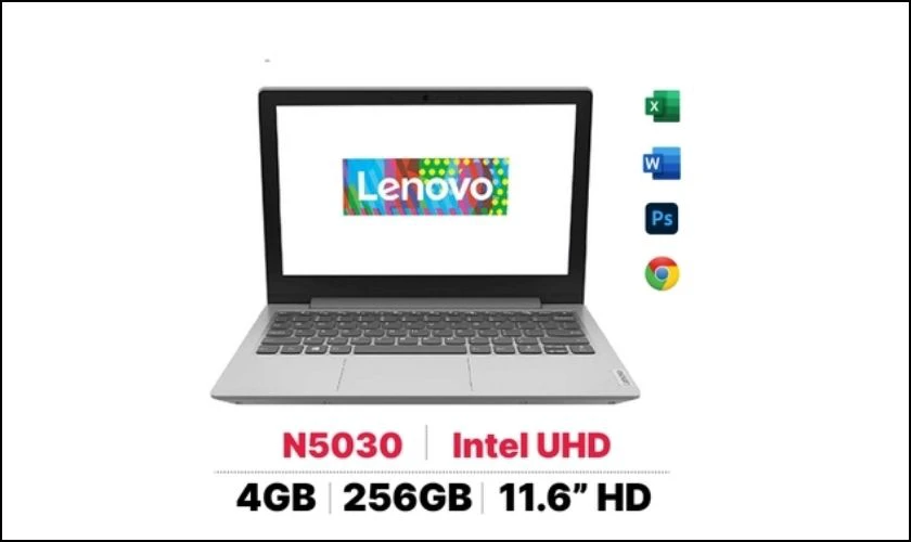 Laptop Lenovo Ideapad 1 11IGL05 (81VT006FVN) cho sinh viên quản trị kinh doanh