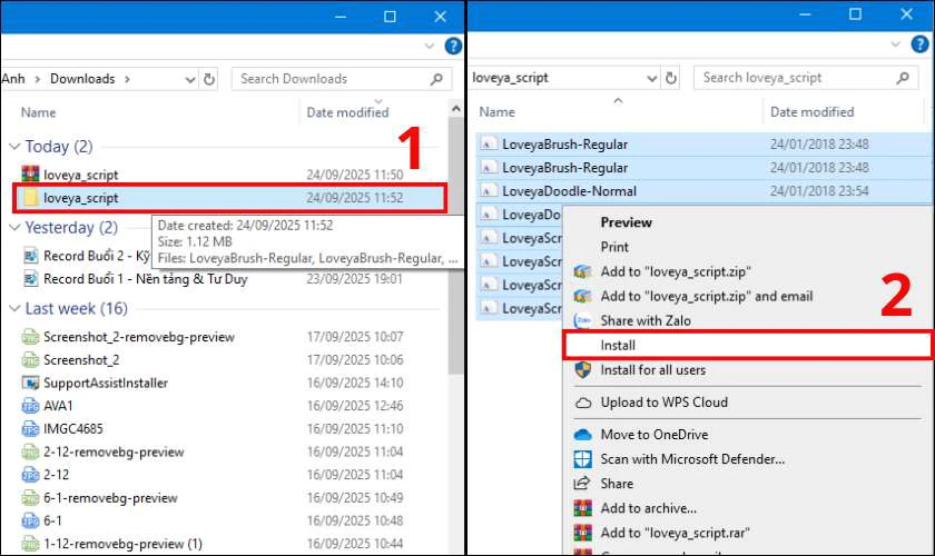 Tải font chữ về máy nhanh chóng