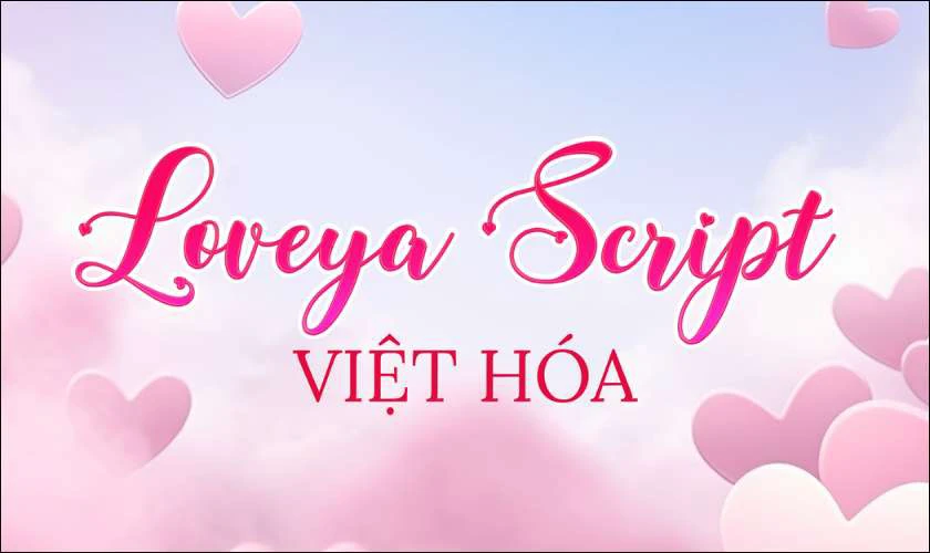 Font chữ 20/10 viết tay nét thanh nét đậm, truyền thống