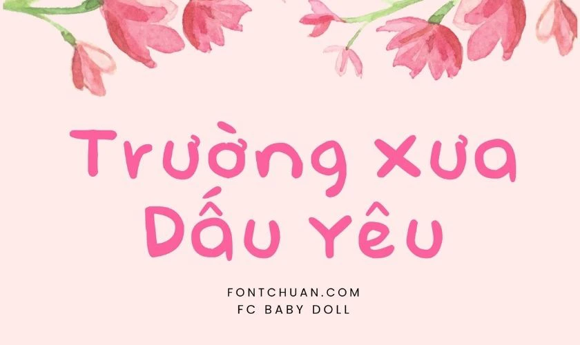 Font FC Baby Doll Việt Hóa