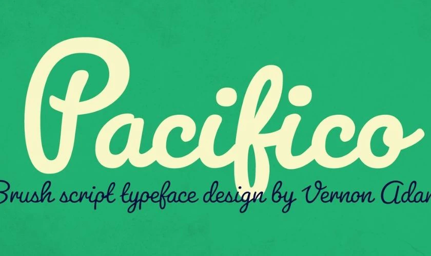 Pacifico + Open Sans