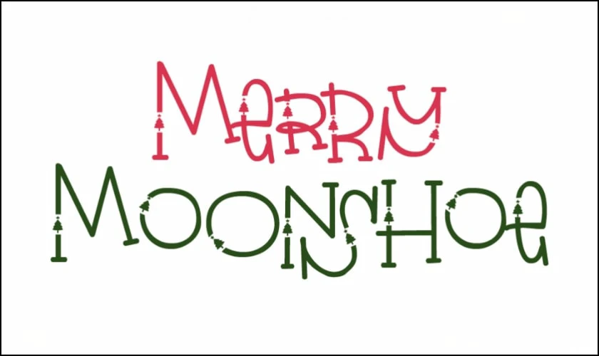 Font 1FTV ZP Merry Moonshoe