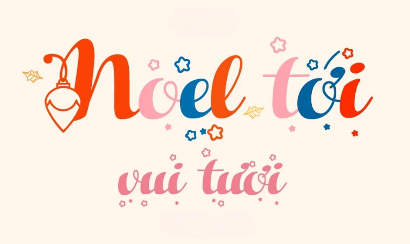Font chữ Noel viết tay đẹp