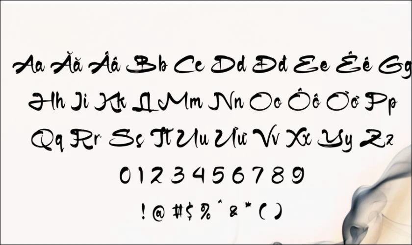 Font việt hóa DL Thu Phap – Thư pháp tinh xảo thích hợp để thiết kế ấn phẩm Tết