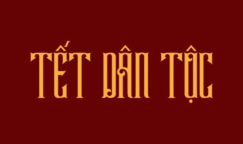 Font chữ Tết ấn tượng - Font MTD Briliants Typeface