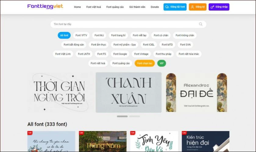 Fonttiengviet.com - Nguồn tải font chữ uy tín