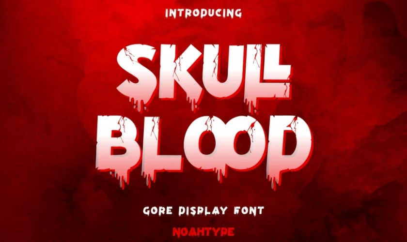 Font Halloween rùng rợn kinh dị