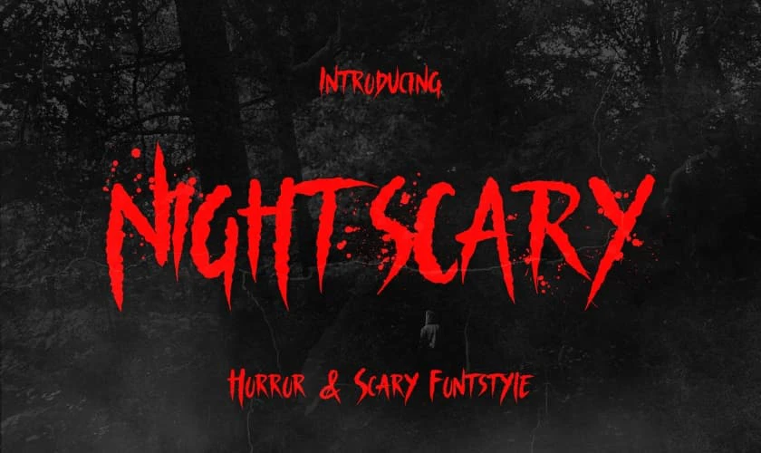 Font Halloween rùng rợn đáng sợ