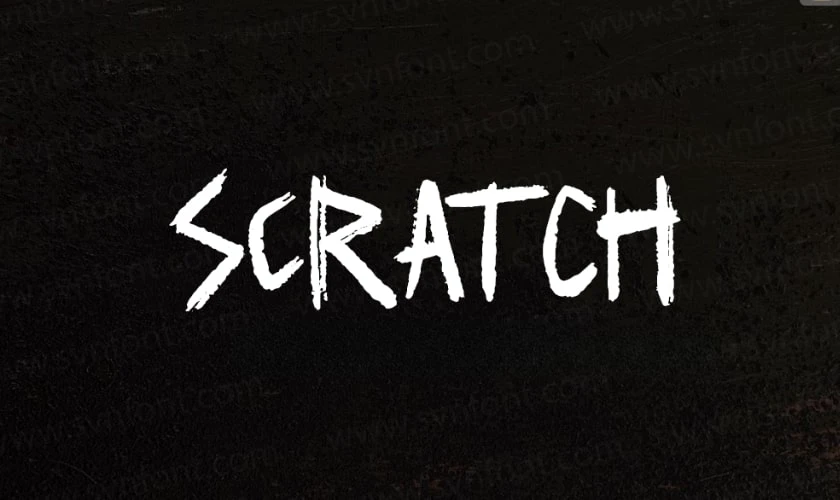 Font Việt hóa SVN-Scratch