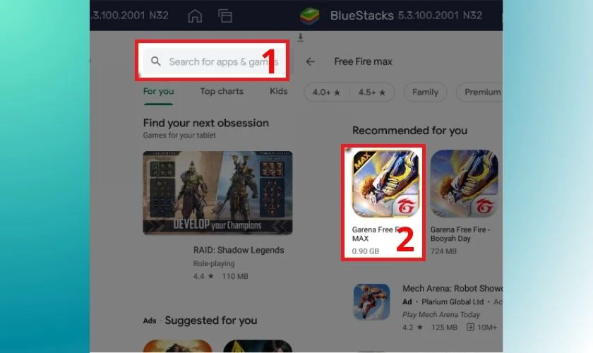 Đăng nhập tài khoản Google và tìm kiếm game