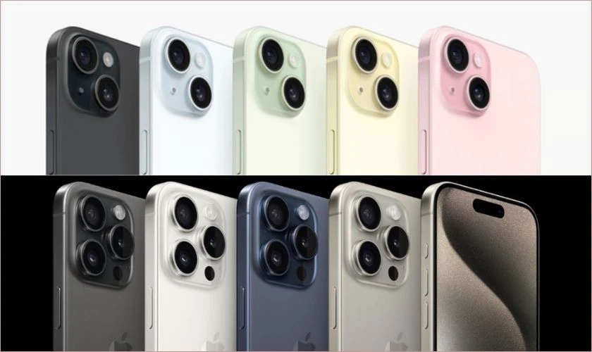 So sánh 15 Plus và 15 Pro Max về màu sắc