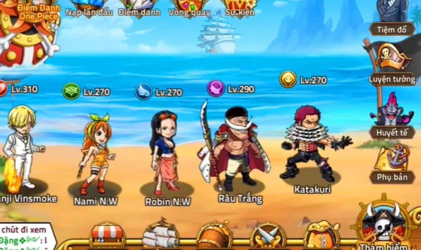 Game One Piece được ưa chuộng nhất