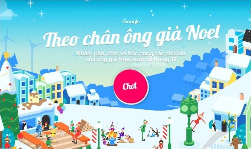 Hướng dẫn cách tải game Theo chân ông già Noel về điện thoại