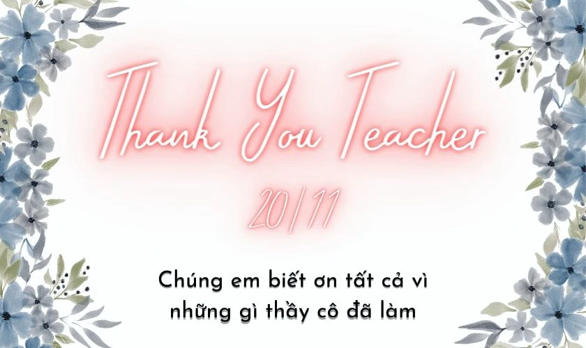 Phông chữ Grimpt Script chào mừng ngày Nhà giáo Việt Nam