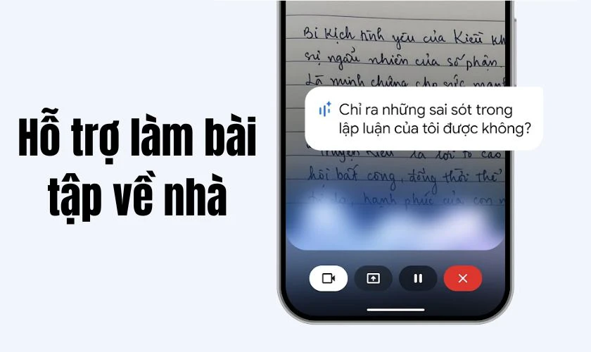 Hỗ trợ làm bài tập về nhà
