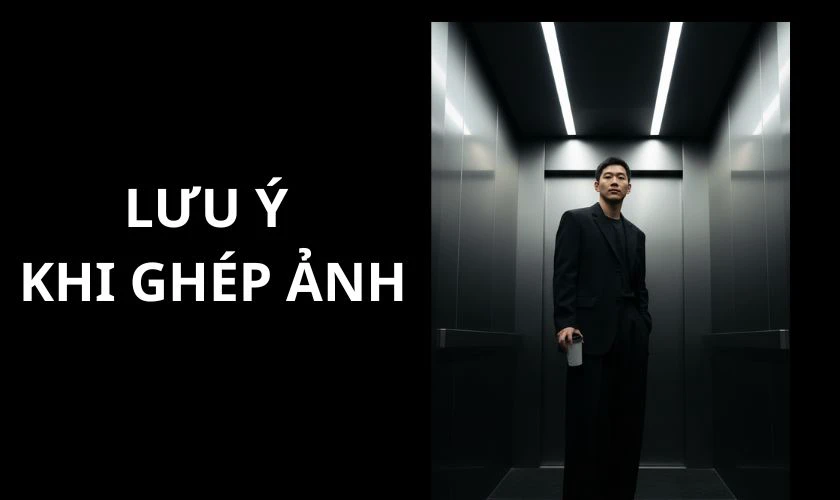 Lưu ý khi ghép ảnh trong thang máy trên Gemini