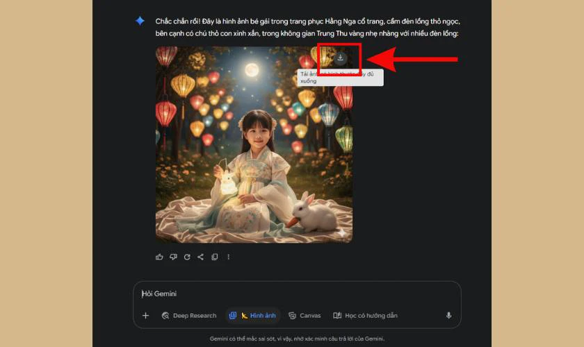 Tải ảnh về máy