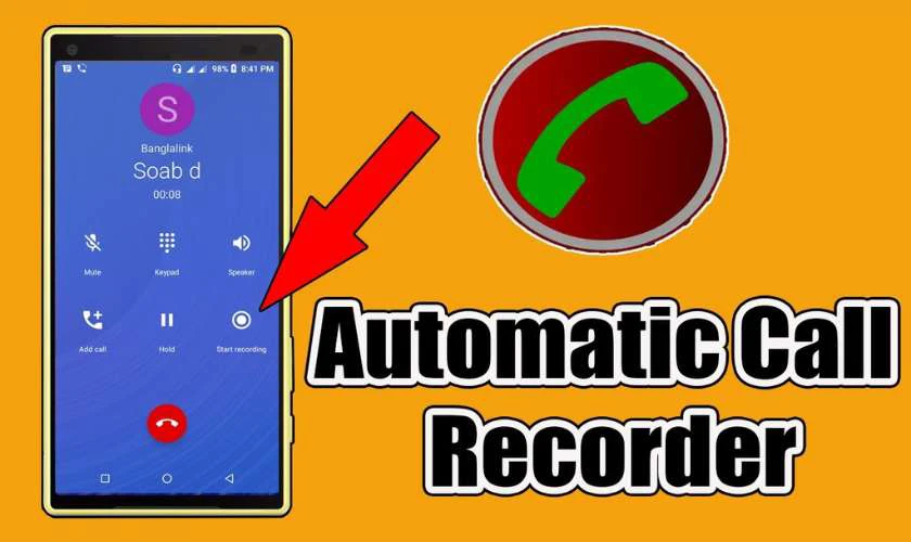 Sử dụng ứng dụng ghi âm cuộc gọi của bên thứ ba là giải pháp phổ biến