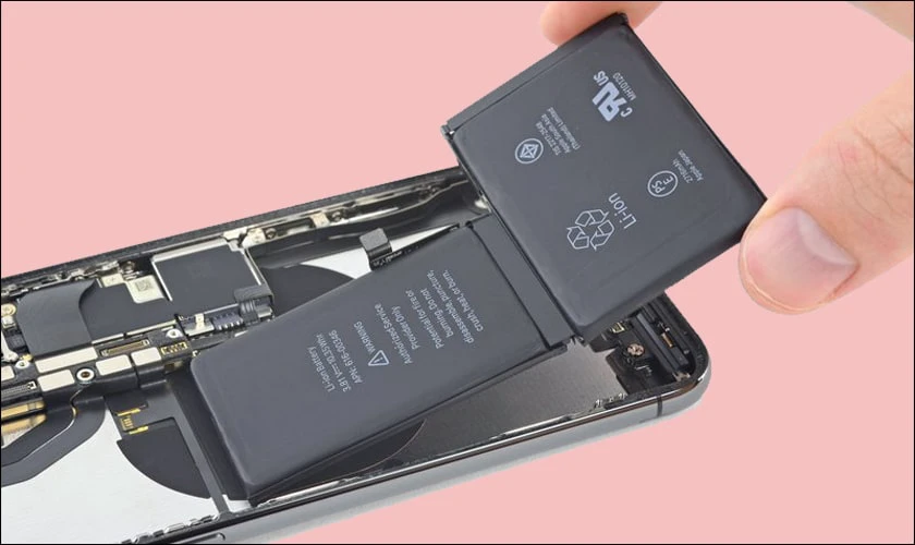 Tình trạng hư hại của pin iPhone X