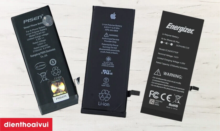 Pin linh kiện sản xuất từ bên thứ 3