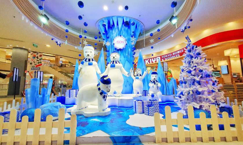 Đón giáng sinh tại Aeon Mall Tân Phú