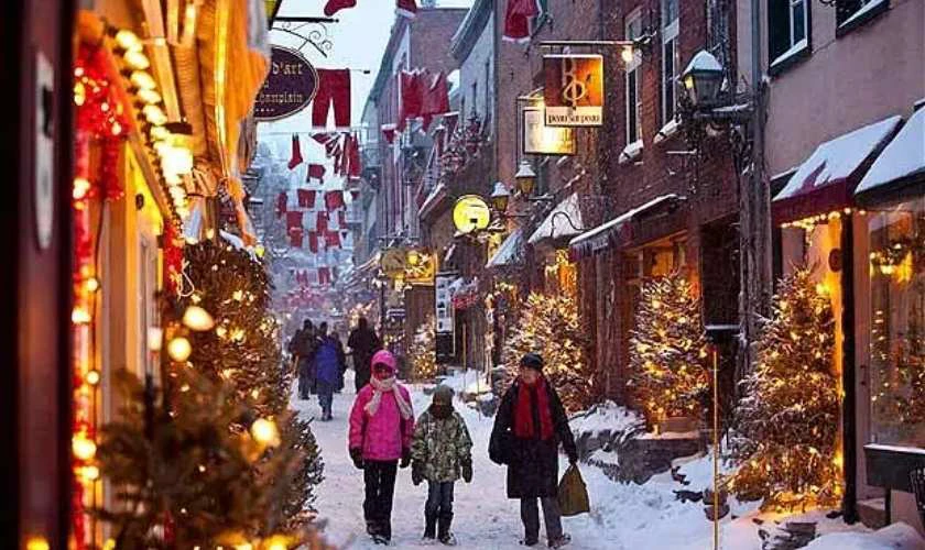 Giáng Sinh trắng ở Canada