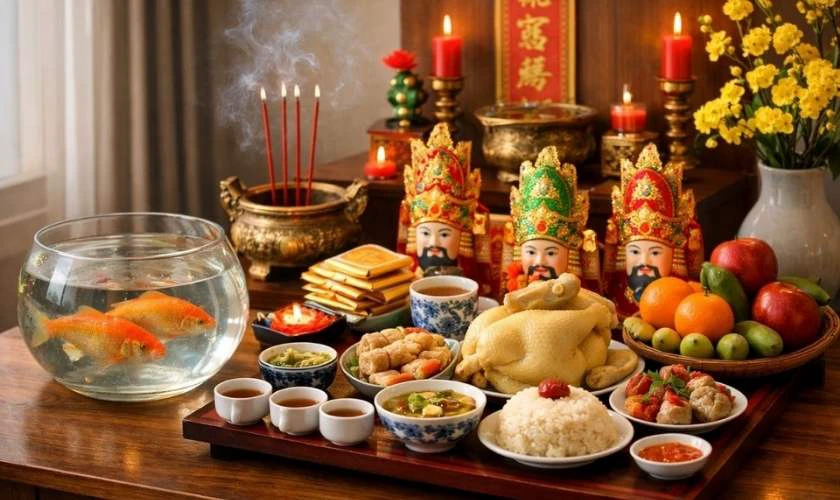 Giờ đẹp cúng ông Công ông Táo 2026 ngày 23 tháng Chạp