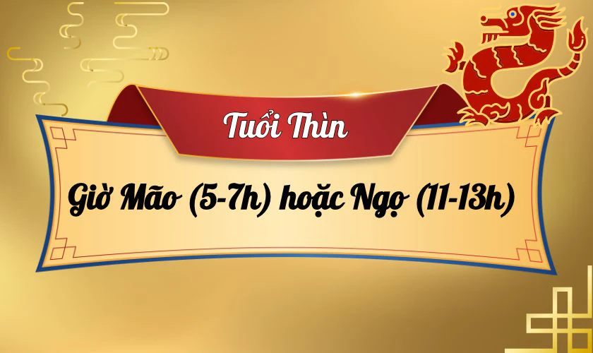 Giờ xuất hành mùng 2 Tết 2026 tuổi Thìn