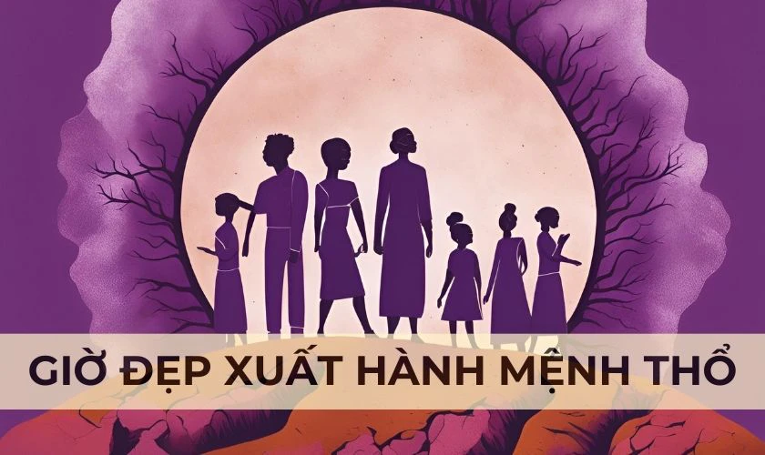 Giờ đẹp xuất hành mệnh Thổ