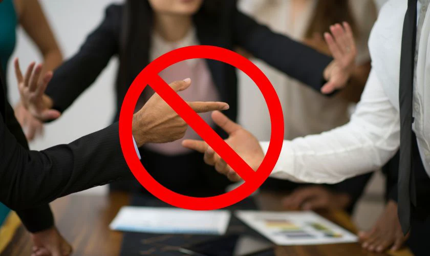 Không nói những lời tiêu cực, tranh cãi