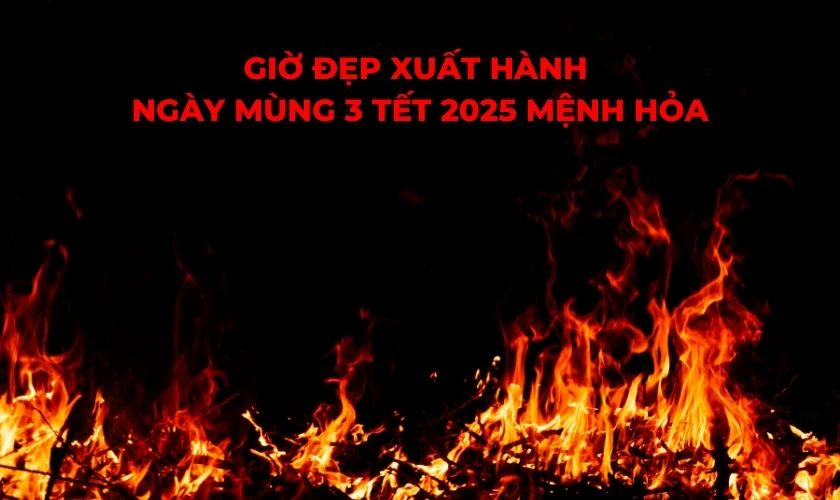 Giờ đẹp xuất hành ngày mùng 3 Tết