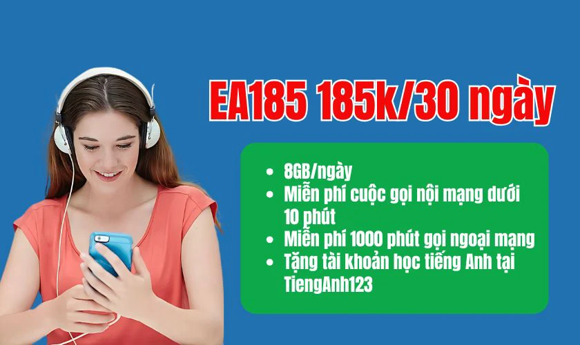 Gói EA18 là gói cước 4G có khuyến mãi gọi nội mạng